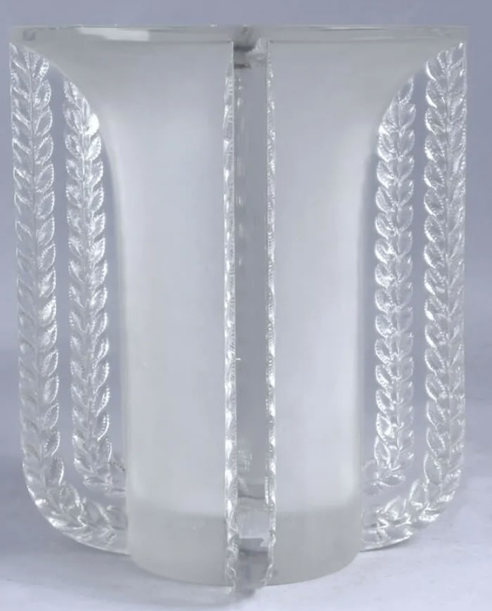 R. Lalique Marignane Vase