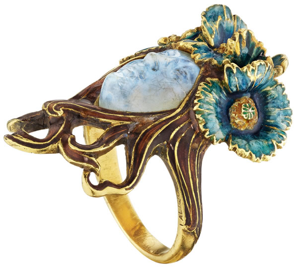 R. Lalique Medusa Florale Ring 2 of 2