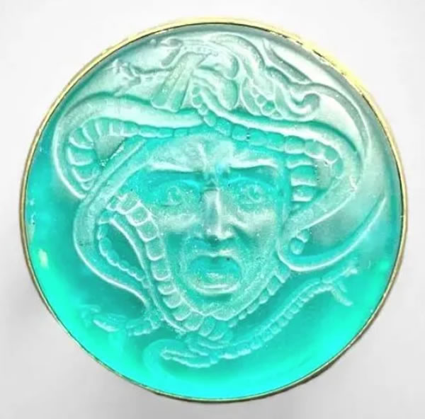 Rene Lalique Meduse Brooch 