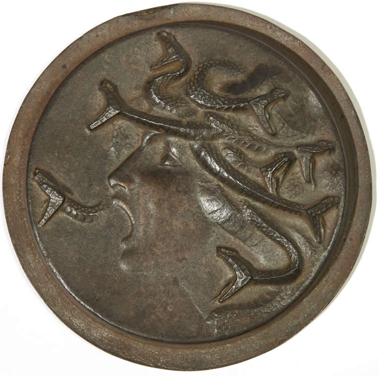 Rene Lalique Meduse De Profil Matrix