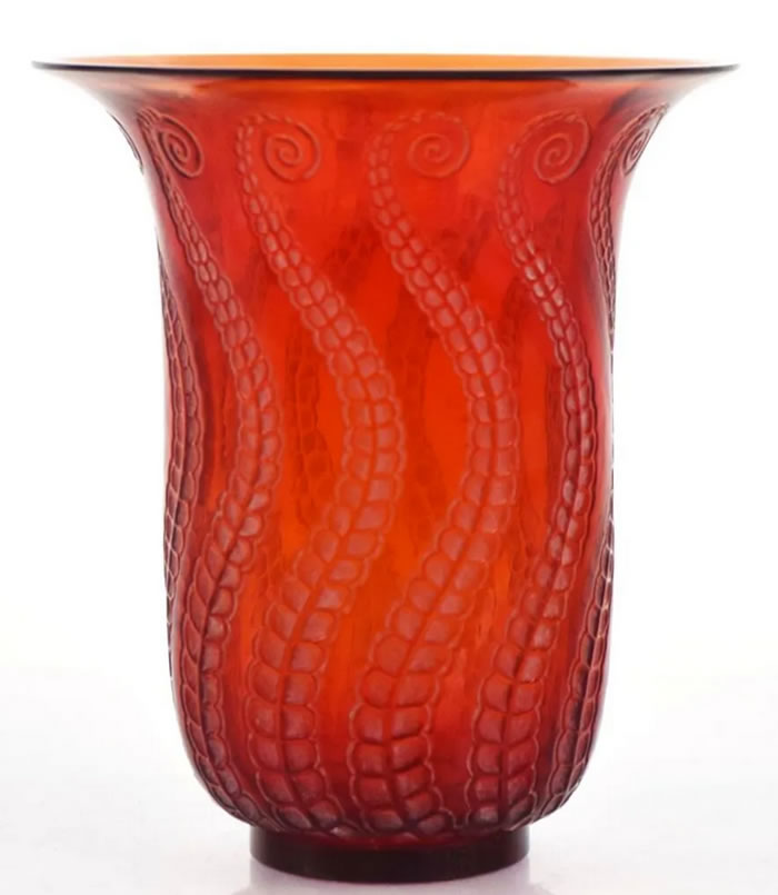 R. Lalique Meduse Vase