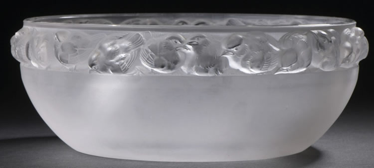 Rene Lalique Mesanges-2 Bowl