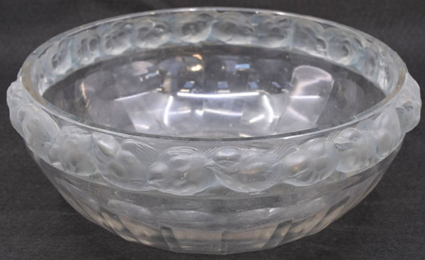 R. Lalique Mesanges Bowl