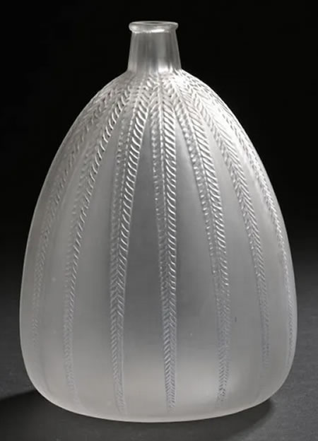 R. Lalique Mimosa Vase