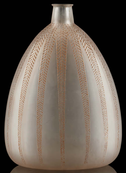 R. Lalique Mimosa Vase