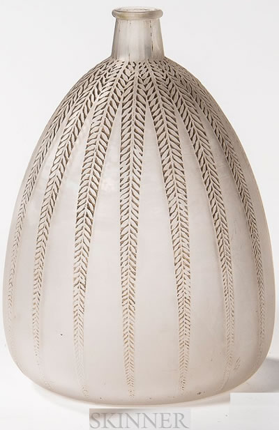 R. Lalique Mimosa Vase