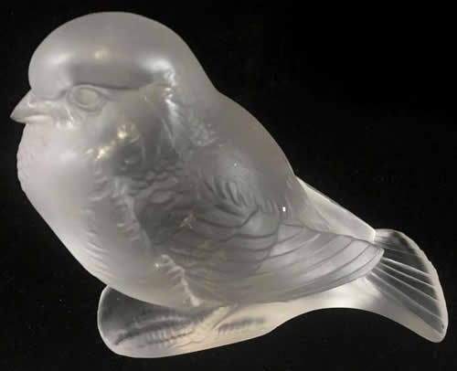 R. Lalique Moineau Fier Paperweight