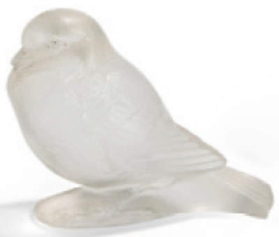 R. Lalique Moineau Fier Paperweight