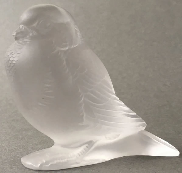 R. Lalique Moineau Fier Paperweight