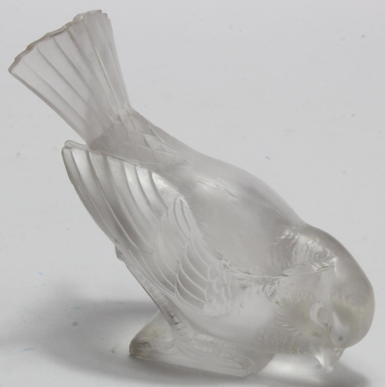 R. Lalique Moineau Hardi Paperweight