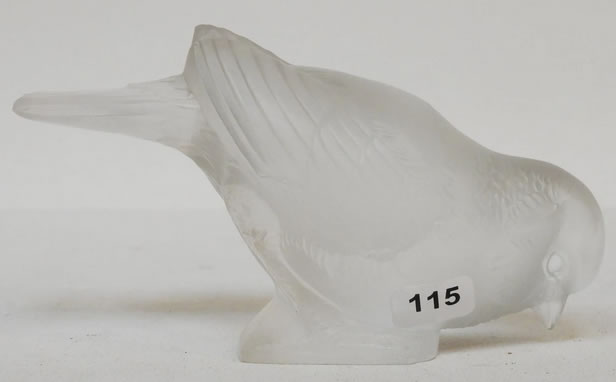 R. Lalique Moineau Paperweight