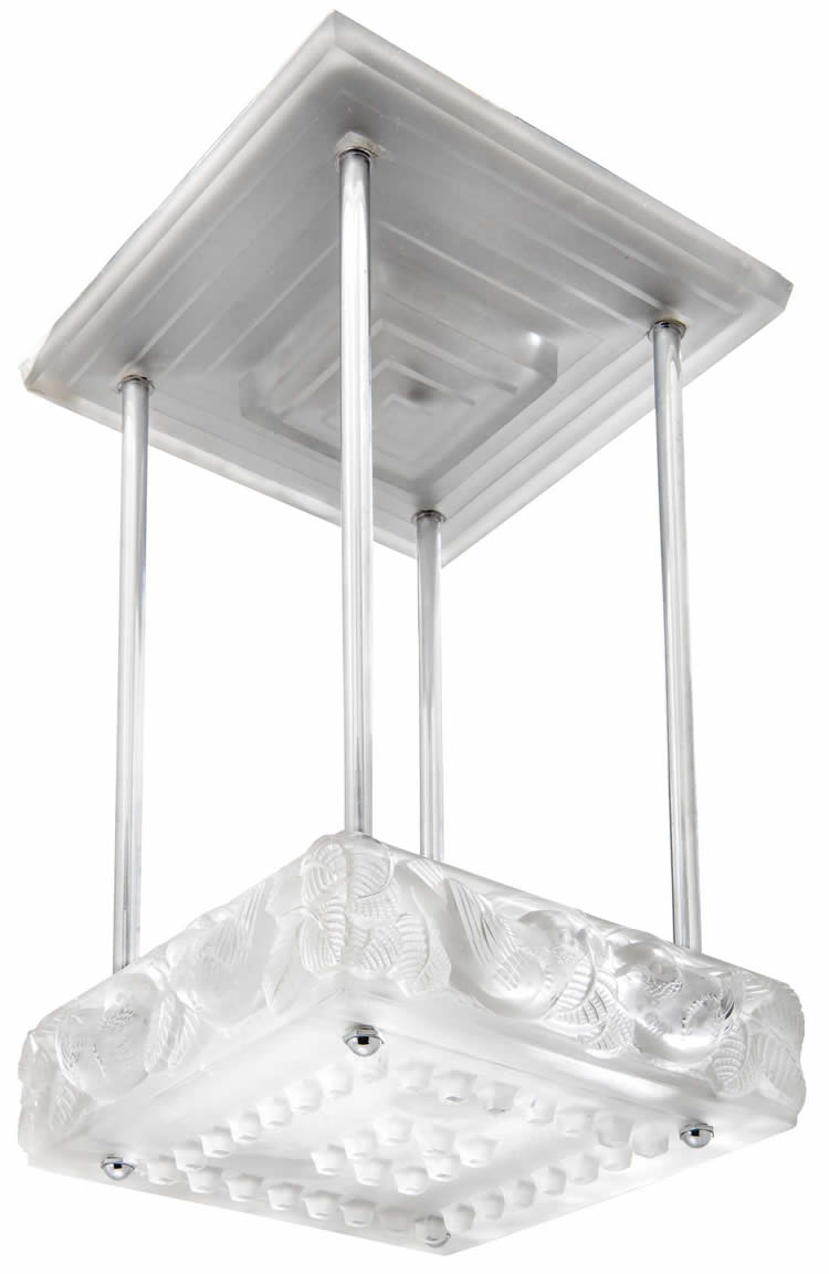Rene Lalique Moineaux-1 Chandelier