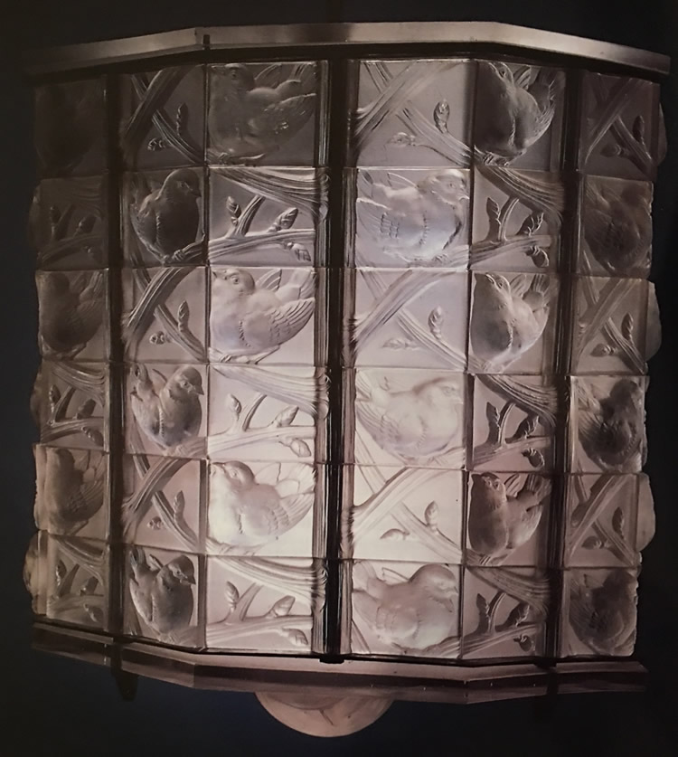 Rene Lalique Moineaux-4 Chandelier