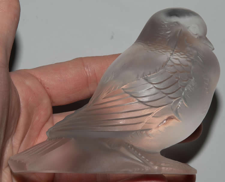 R. Lalique Moineau Fier Paperweight