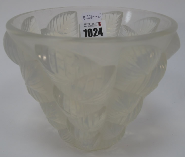 R. Lalique Moissac Vase