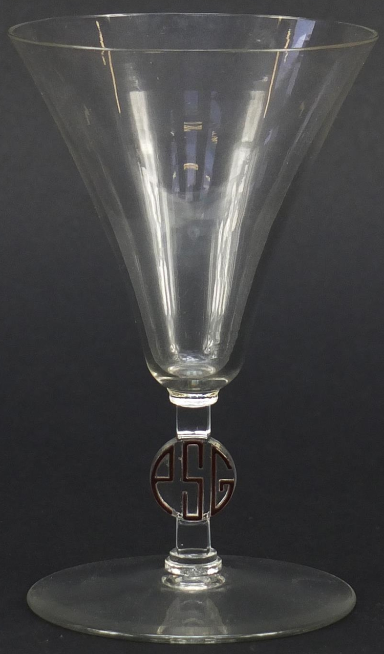 R. Lalique Monogramme Glass