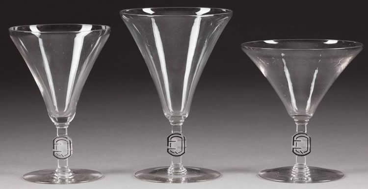 Rene Lalique Monogramme Glass 
