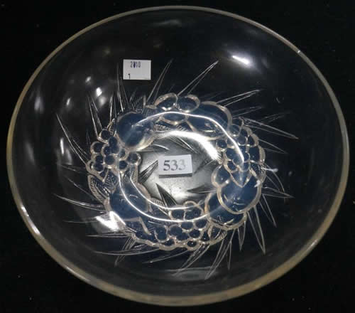 R. Lalique Mont Dore Bowl