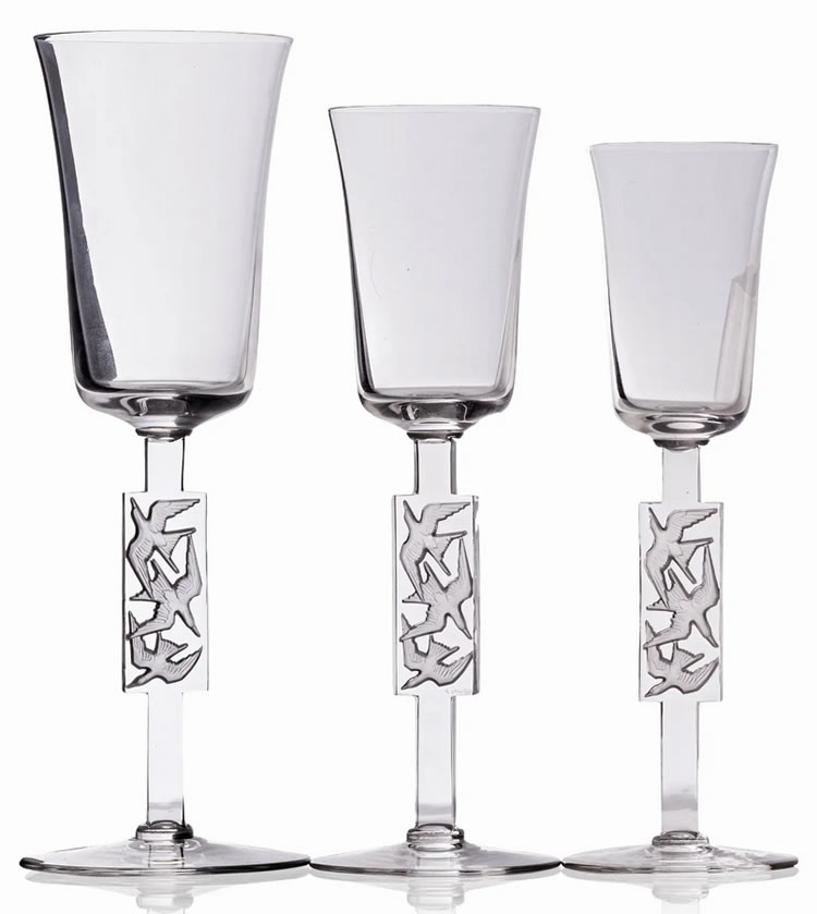 Rene Lalique Mouettes Tableware