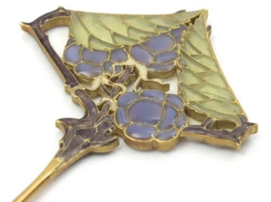 Rene Lalique Muriers Stickpin