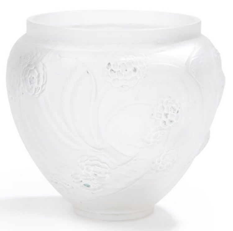R. Lalique Nefliers Vase