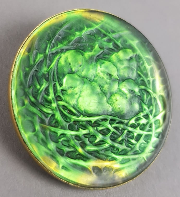Rene Lalique Nid d'oiseaux Brooch