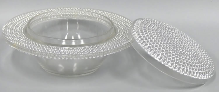 R. Lalique Nippon-4 Covered Bowl