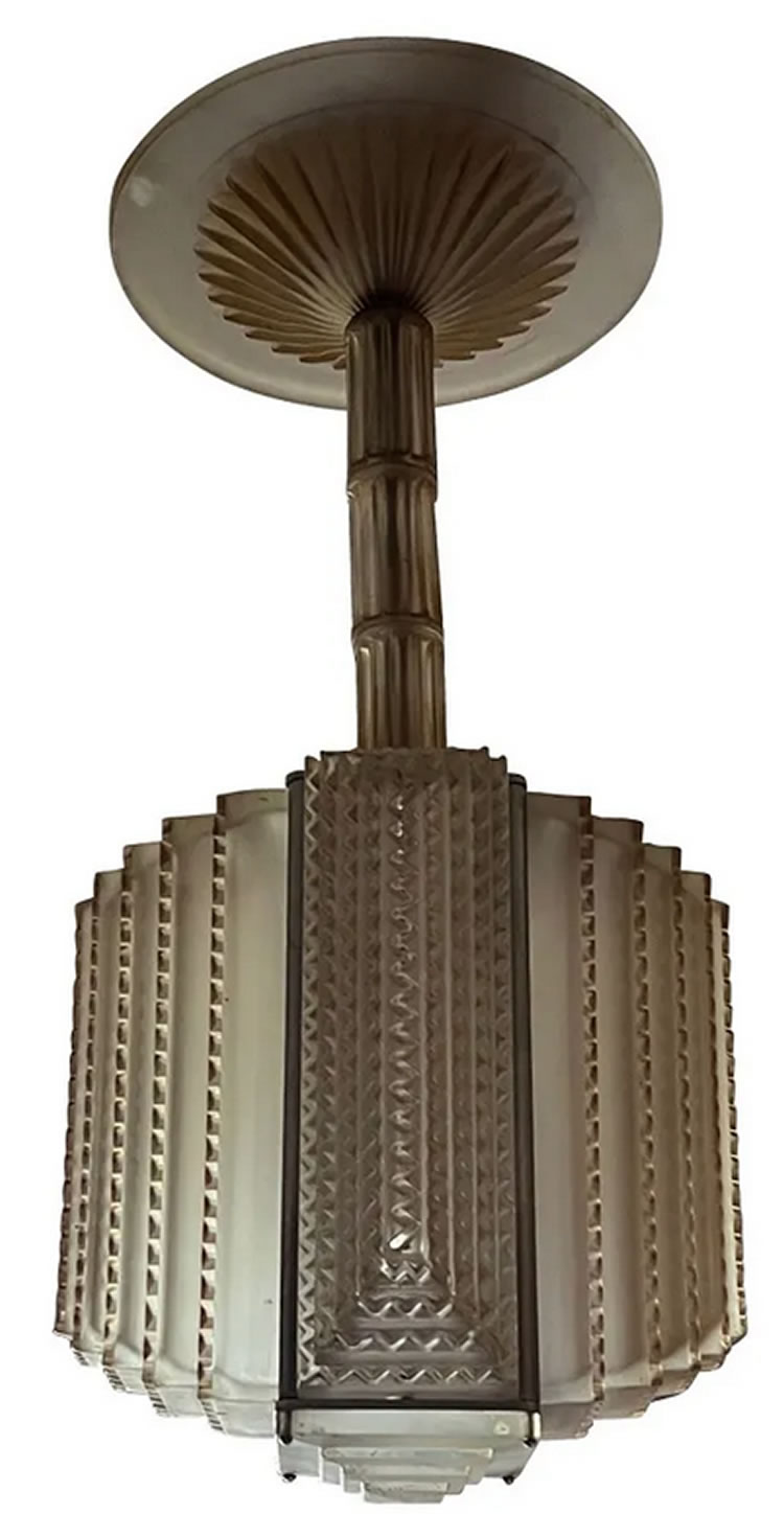 R. Lalique Normandie Chandelier
