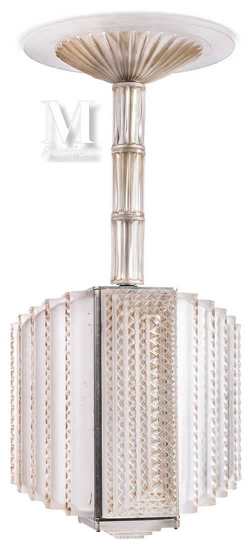 R. Lalique Normandie Chandelier