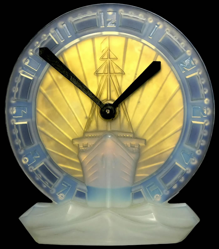 Rene Lalique Normandie ATO Loose-Copy Clock