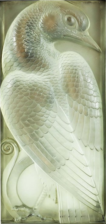 Rene Lalique Oiseaux Et Spirales Panel