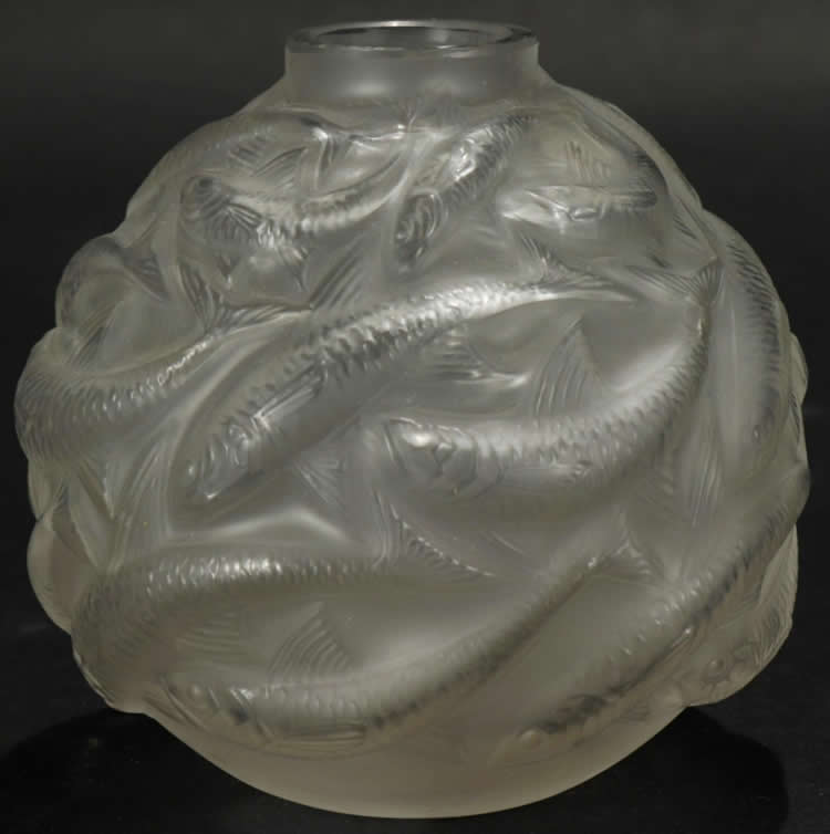 R. Lalique Oleron Vase