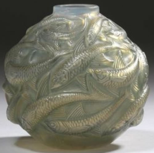 R. Lalique Oleron Vase