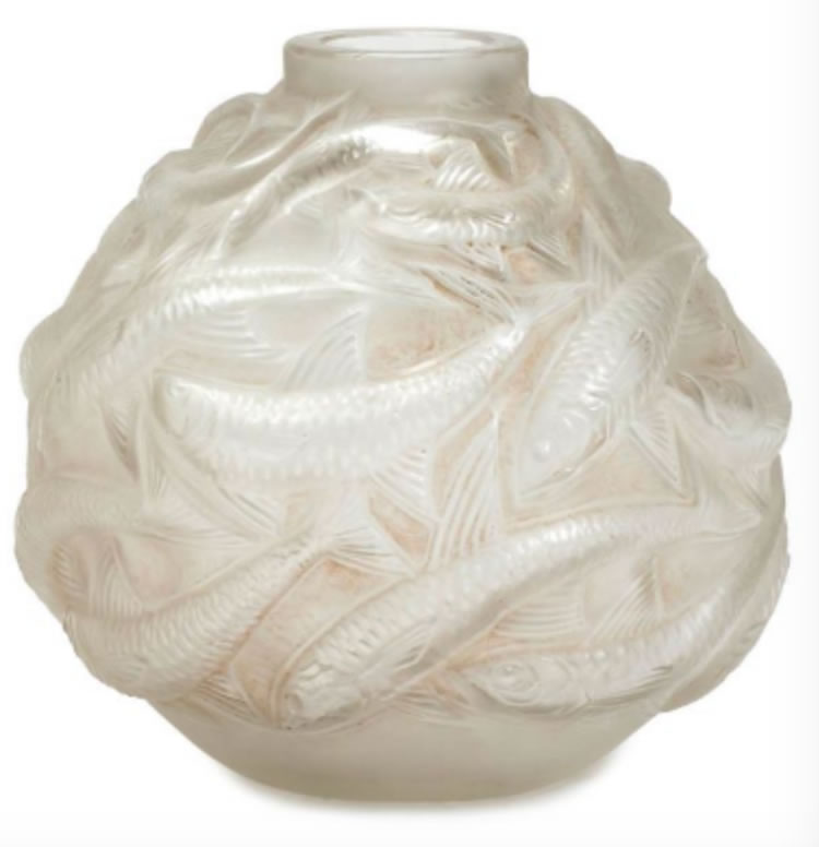R. Lalique Oleron Vase