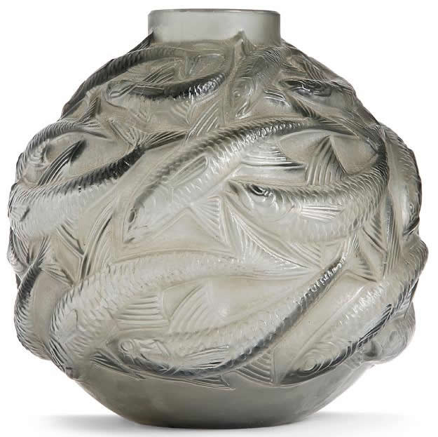 R. Lalique Oleron Vase