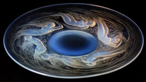 R. Lalique Ondines Plate