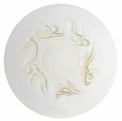 R. Lalique Ondines Plate