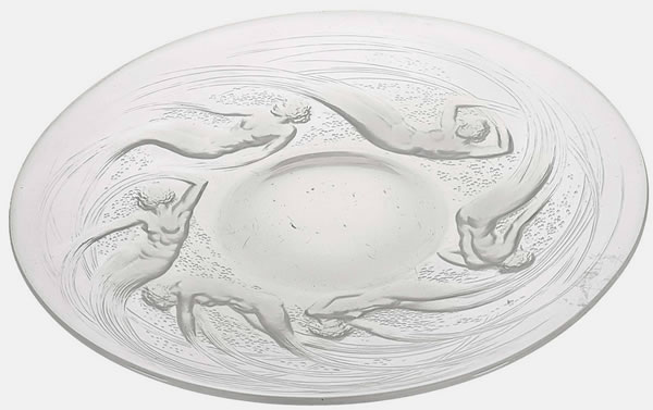 R. Lalique Ondines Plate