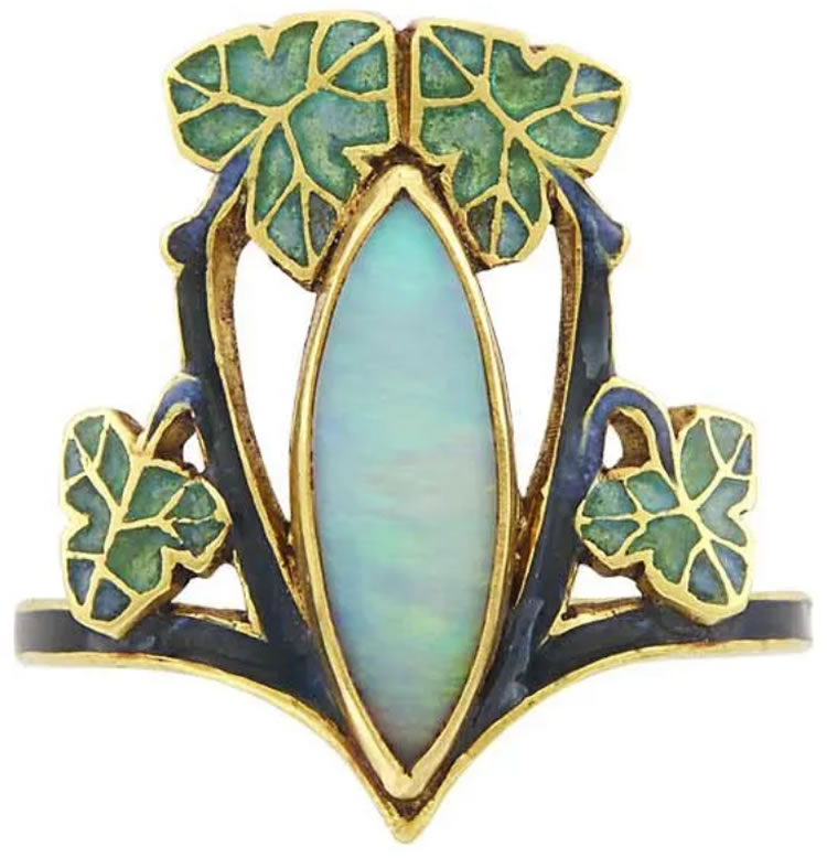R. Lalique Opale et Lierre  Ring 2 of 2