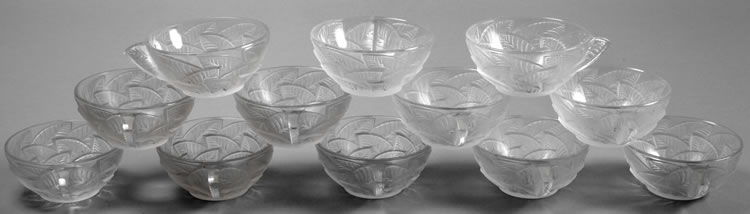 R. Lalique Ormeaux Ice Cream Cup