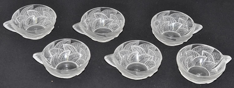 R. Lalique Ormeaux Ice Cream Cup