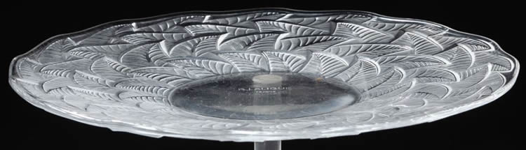 Rene Lalique Ormeaux Plate 
