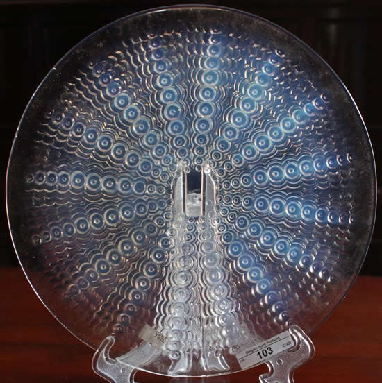 R. Lalique Oursins Plate