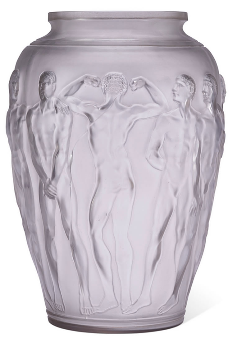 R. Lalique Palestre Vase