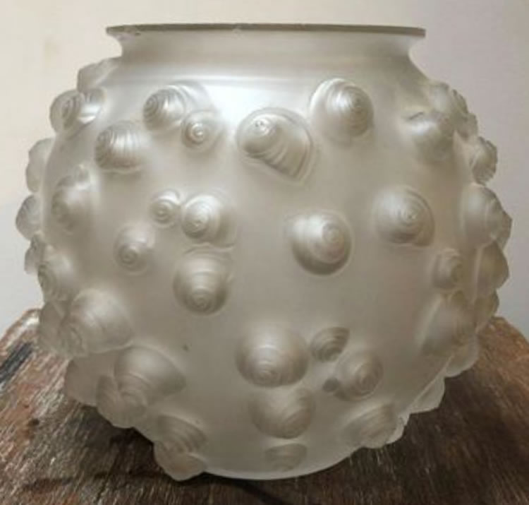 R. Lalique Palissy Vase