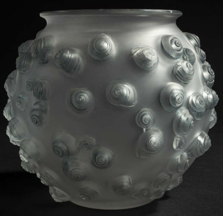 R. Lalique Palissy Vase