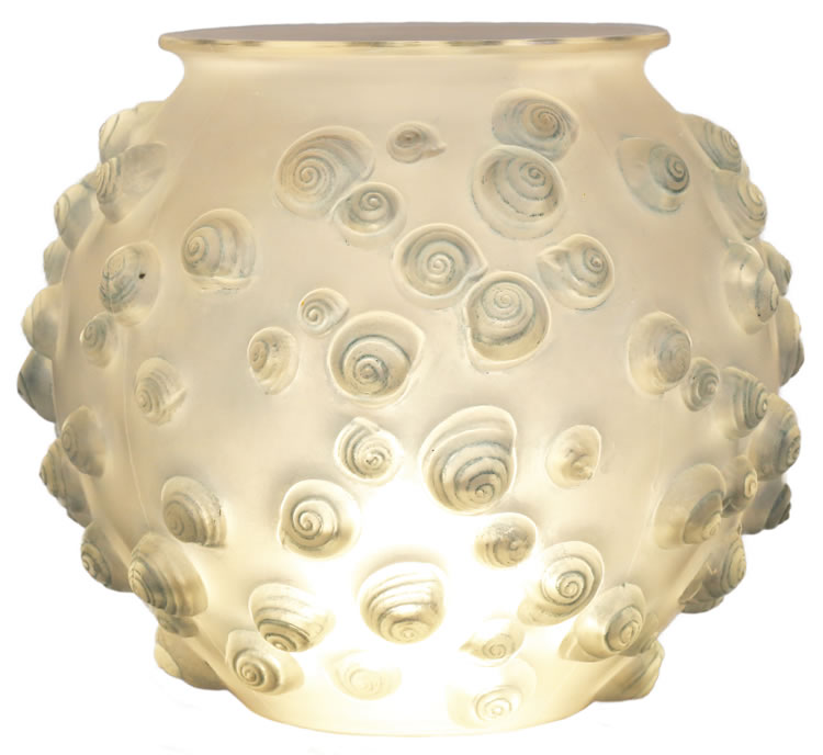 R. Lalique Palissy Vase