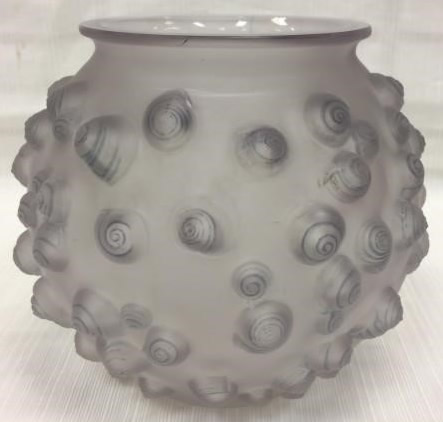 R. Lalique Palissy Vase