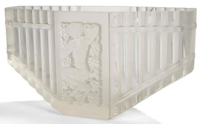 R. Lalique Pan Vase