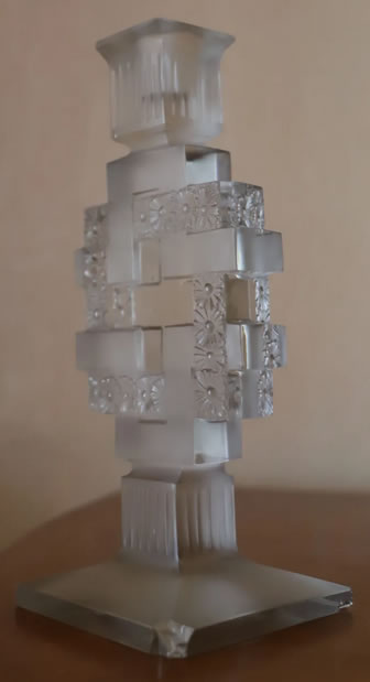 R. Lalique Paquerettes Candleholder